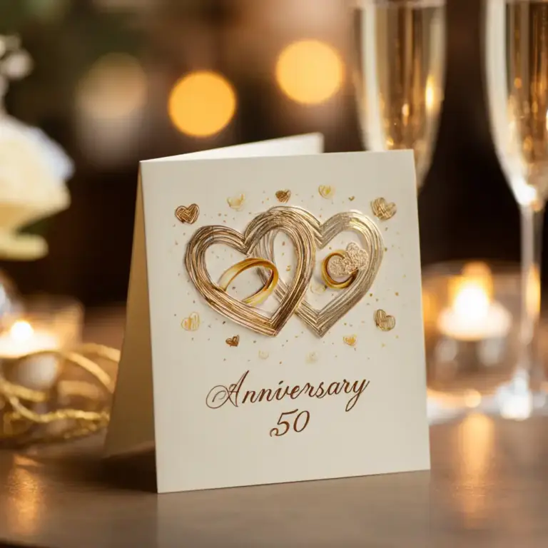 Glückwünsche zur Goldenen Hochzeit 50 Jahre Liebe feiern