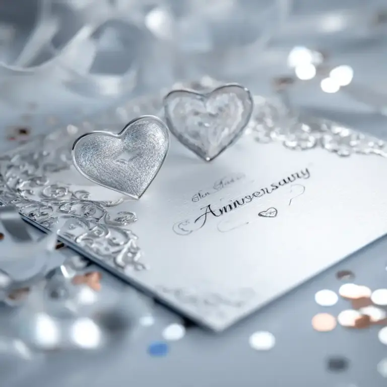 Glückwünsche zur Silberhochzeit – Ideen für Karten