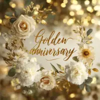 Herzliche Glückwünsche zur goldenen Hochzeit